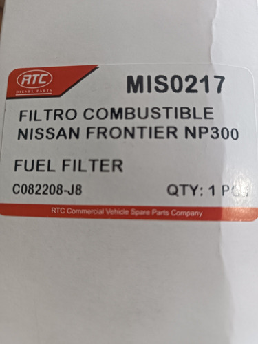 Filtro Combustible Nissan Frontier Np300