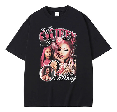 Camiseta De Algodón Con Estampado The Queen Nicki Minaj