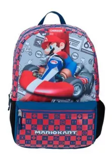 Mochila Escolar Chenson Mario Bros Varios Motivos