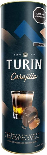 Turin Carajillo Chocolate Relleno Tubo 200g