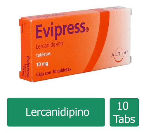 Evipress 10mg Caja Con 10 Tabletas