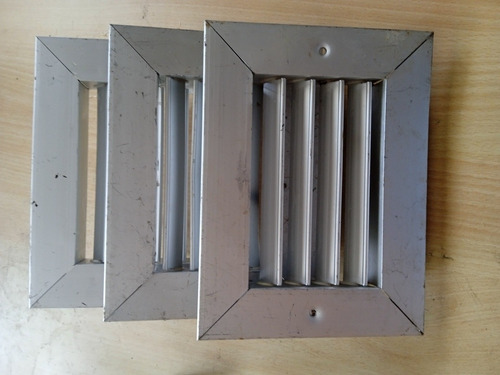 Rejilla De Ventilación En Aluminio 14.5 X 19.5 Cnt (3 Disp)