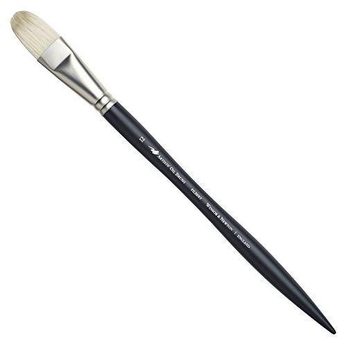 Winsor & Newton Artists' Oil Brush - Filbert (mango Largo) -