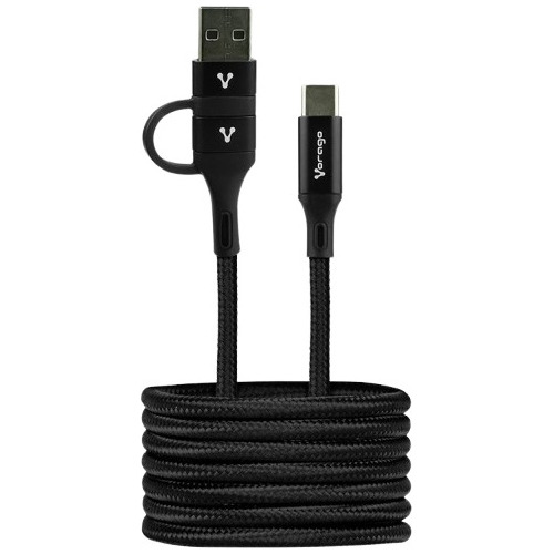 Cable Usb A Macho - Usb C Macho Vorago 1 Metro Negro