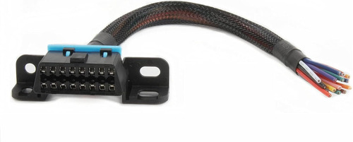 Hembra De 16pin J1962f Obd2 Para Abrir El Arnés De Cable Fij