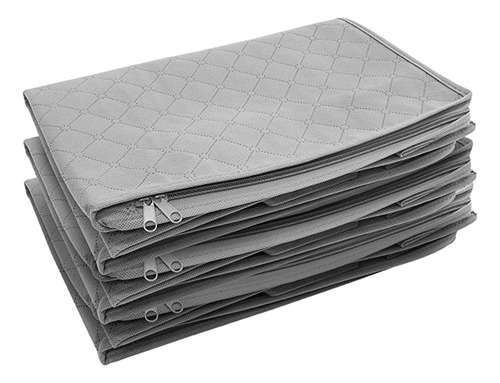 3 Piezas De Tela No Tejida Debajo De La Cama Bolsa De Gris