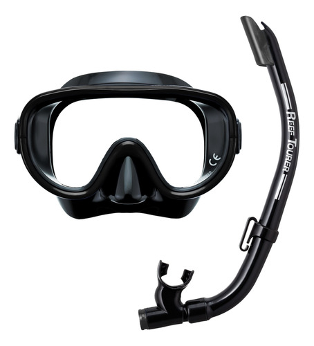 Reef Tourer Adulto Singlewindow Mascara Y Snorkel Combo Conj