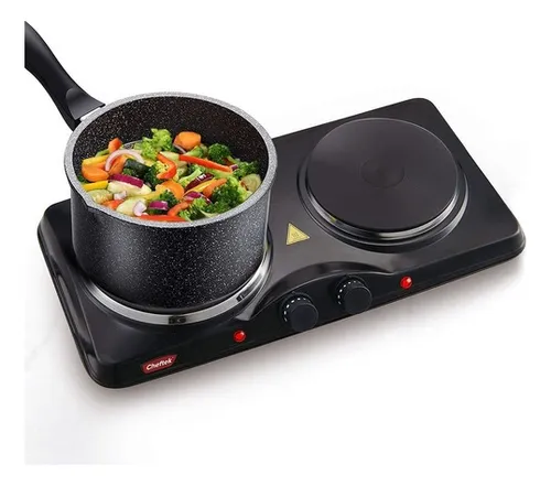 Cheftek Ct1010 - Estufa Electrica Doble Con Platos De Coc
