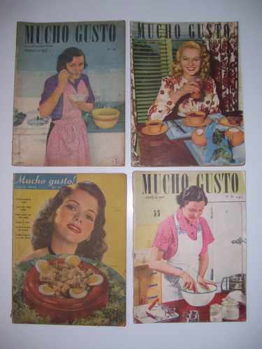 Lote De Revistas Mucho Gusto Y Comer Y Beber Mira Y Lee Todo (Usado)