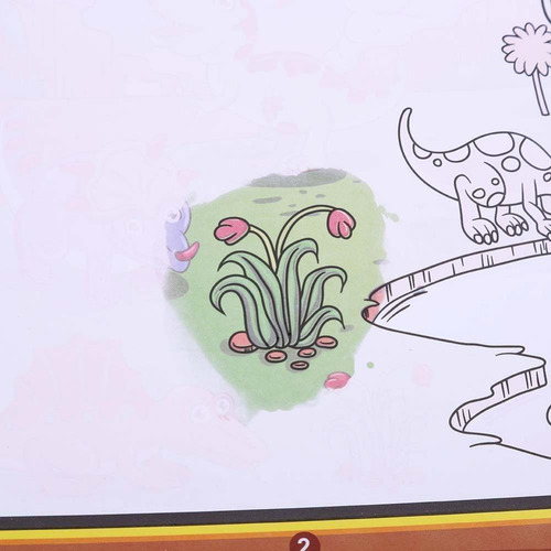 Libro De Dibujo Mágico Para Colorear Agua Con Pluma Niños Ni