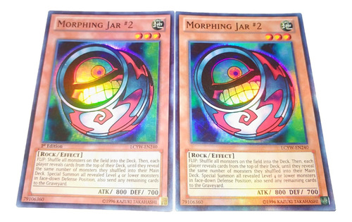 Yu-gi-oh! 2x Morphing Jar #2 Lcyw-en240 Super Rare