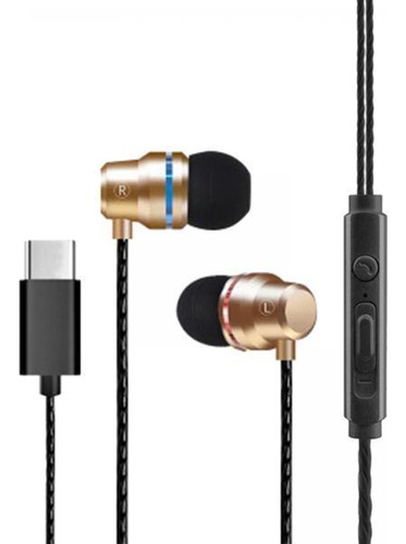 2 Auriculares Universales Duraderos Con Usb Tipo C,