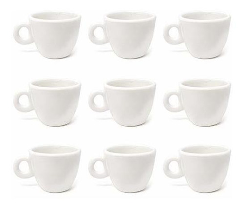 Honbay 10pcs Casa De Muñecas De Plástico Blanco Mini Taza D