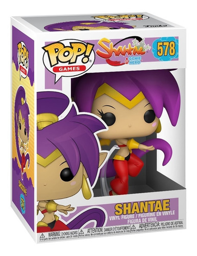 Shantae Pop! Games 578 Funko Nuevo !!!