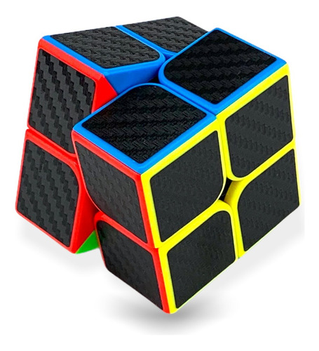 Cubo Magico Rubik 2x2 Negro Rompecabezas De Coincidencia