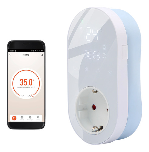 Enchufe De Termostato Digital Wifi, 16 A, Tuya App