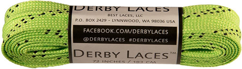 Derby Cordones Verde Lima 71.7 In Encerado Patín De Encaje P