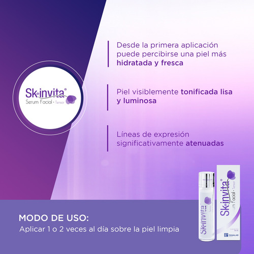 Skinvita Serum Facial Antiedad De Líneas De Expresión 50ml
