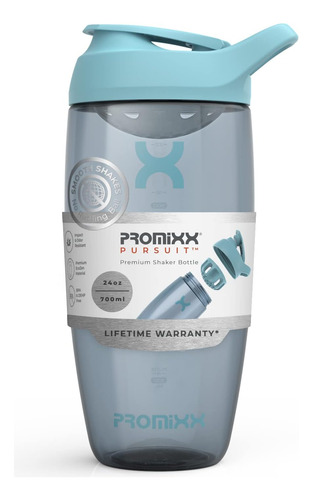 Botella Mezcladora P/ Suplementos Promixx, Azul, 710ml