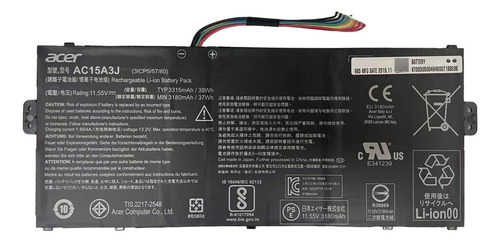 Ac15a3j Batería Original Acer Chromebook 11 Cb3-131 Cb5-132t