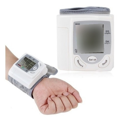 Tensiometro Digital Muñeca Presion Arterial Tension +estuche Blanco