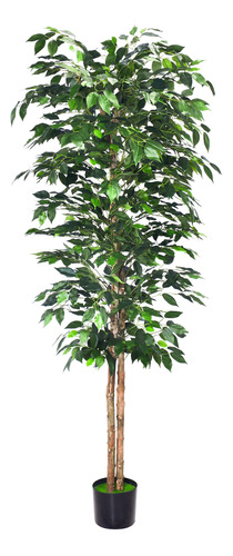 Aphighjoy Plantas Artificiales De Ficus, Arboles De Eucalipt