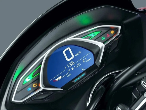 Imagen 16 de 18 de Honda Pcx 150 Okm Azul Comfort Y Rendimiento! En Genamax!