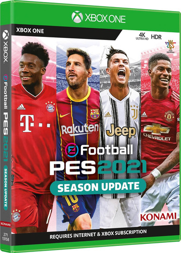 Pes 2021 Xbox One Pes 21 Mídia Física Lacrado Pt Br + Brinde