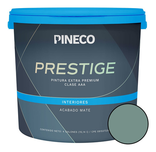 Pintura De Caucho Mate Prestige Clase A 1 Gl Anice  Pineco