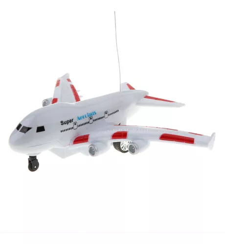 Aerobus Rc De Brinquedo Com Controle Remoto E Avião Para Crianças /  Presentes