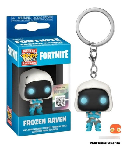 Imagen 1 de 2 de Funko Pop Llavero: Fortnite - Frozen Raven