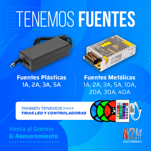 Imagen 2 de 10 de Fuente 12v 20a Metalica Regulada Ultrachata Tira Led Camaras