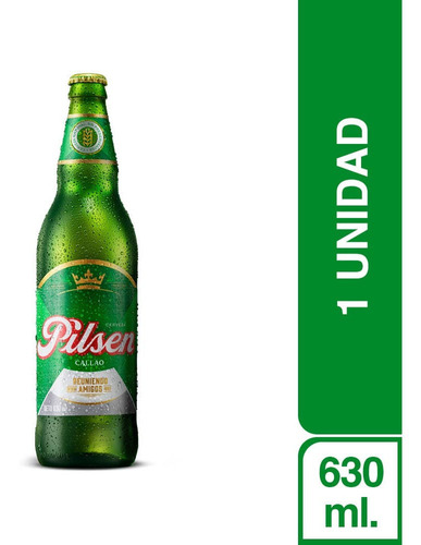 Cerveza Pilsen Callao Retornable 630 Ml X1 Botella