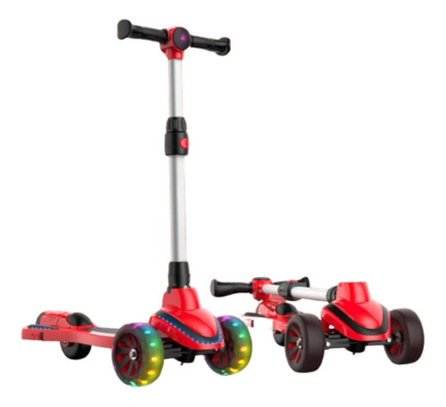 Scooter Monopatin Bota Humo Y Burbuja Para Niños Y Niñas  