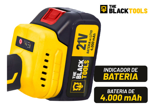Esmerilhadeira Angular A Bateria 21v Com 2 Baterias 4000 Mah