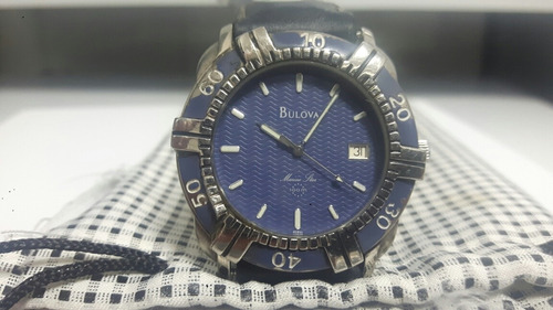 Relógio Bulova Marine Star Azul.