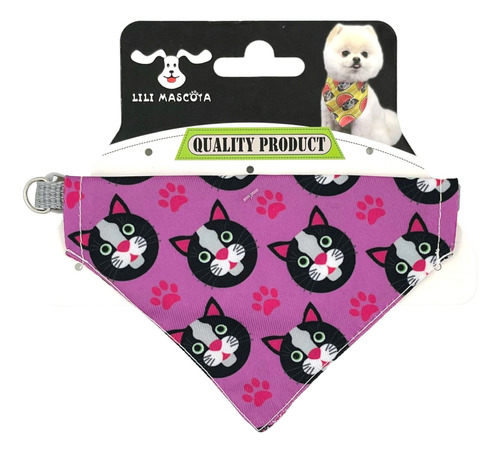 Collar Bandana Pañuelo Para Perro Gato Mascota Xs 20 A 30 Cm