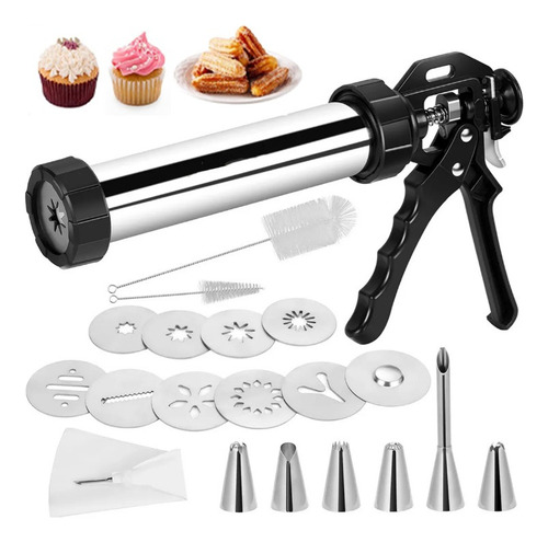 Churro Maker Machine Kit De 20pcs -tartas Postres Diy Maker