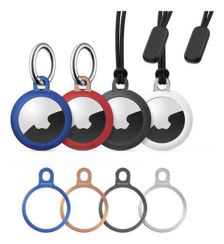 Llaveros Con Soporte Para Airtag Y Funda Tpu Suave
