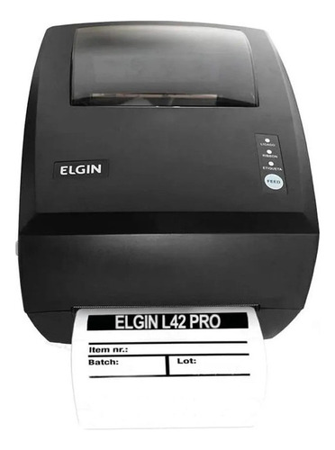 Impresora de etiquetas de códigos de barras USB Elgin L42 Pro - Color negro