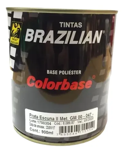 comprar Pintura Base Poliester Prata Escuna  General Motors .x 900ml