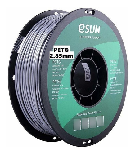 Esun 3 Mm Petg Impresora 3d Filamento 1 Kg Spool 2 2lbs