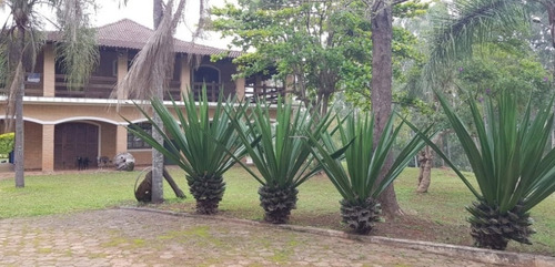 Imagem 2 de 22 de Chácara 6000m2, Casa Sede Sobrado Com 500m2, 4 Suítes, 1 Suíte Master, Cozinha Americana, Espaço Gourmet, Piscina, Sauna, Salão De Jogos,canil,edicula - Ch00222 - 70698034