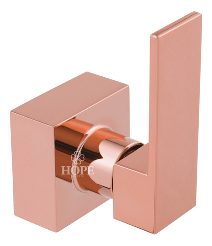 Acabamento Registro Deca Metal Quadrado 1/2 3/4 Rose Gold Cor Rosa