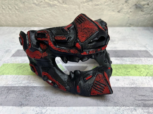 Mascara Oni Maul - Cyberpunk Starwars Impresion 3d Ktsr Color Rojo Half Mask