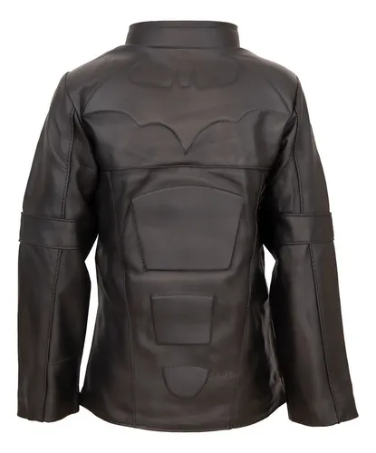 Chamarra De Piel Batman Para Ni o Cuero Env o gratis