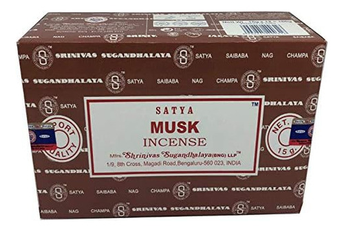 Satya Sai Baba Nag Champa - Musk Incense Sticks Box - P...