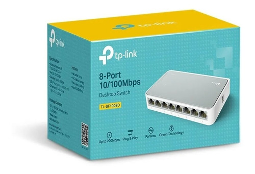 Tl-sf1008d Switch De 8 Puertos Fast Ethernet 10/100mbps