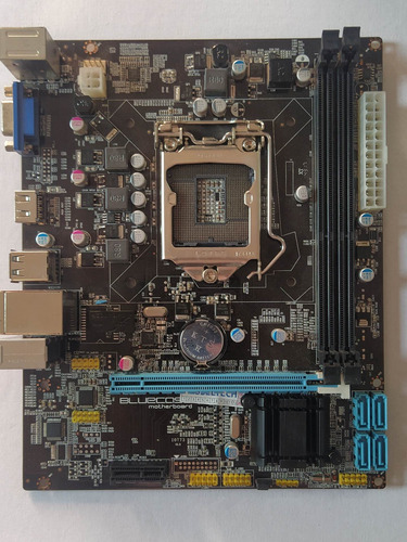 Placa Mãe Socket Lga 1155 Bluecase Bmbh61-g C/detalhe Som