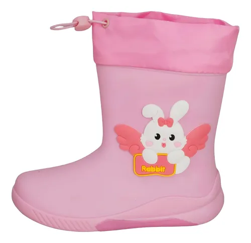 Bota De Agua Niño Niña Impermeable Lluvia Nieve 1822